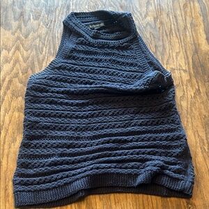 Banana Republic Dark Blue Knit Sweater Tank